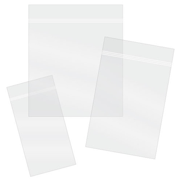 "Zipper Reclosable Bags - 3 x 4"""